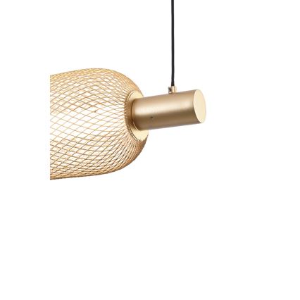 Zuma Line - LED Stmívatelný lustr na lanku LED/27W/230V 3000-5700K zlatá + dálkové ovládání