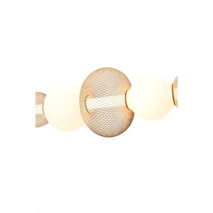 Zuma Line - LED Stmívatelný lustr na lanku LED/27W/230V 3000-5700K zlatá + dálkové ovládání