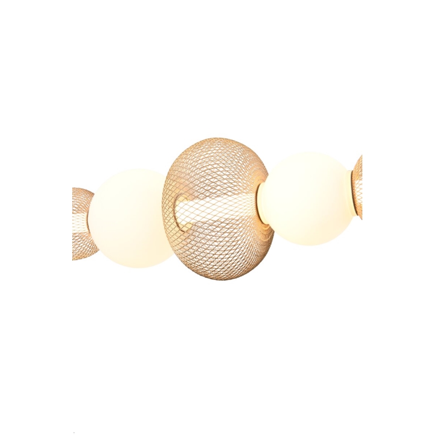 Zuma Line - LED Stmívatelný lustr na lanku LED/27W/230V 3000-5700K zlatá + dálkové ovládání