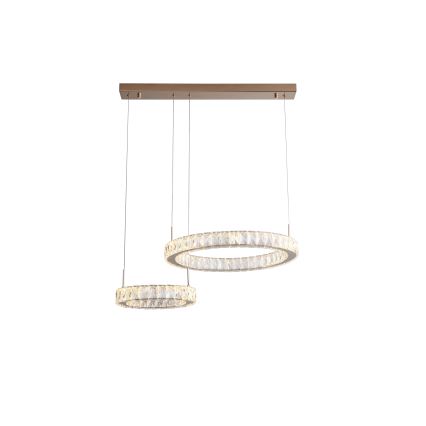 Zuma Line - LED Lustr na lanku LED/36W/230V rose gold