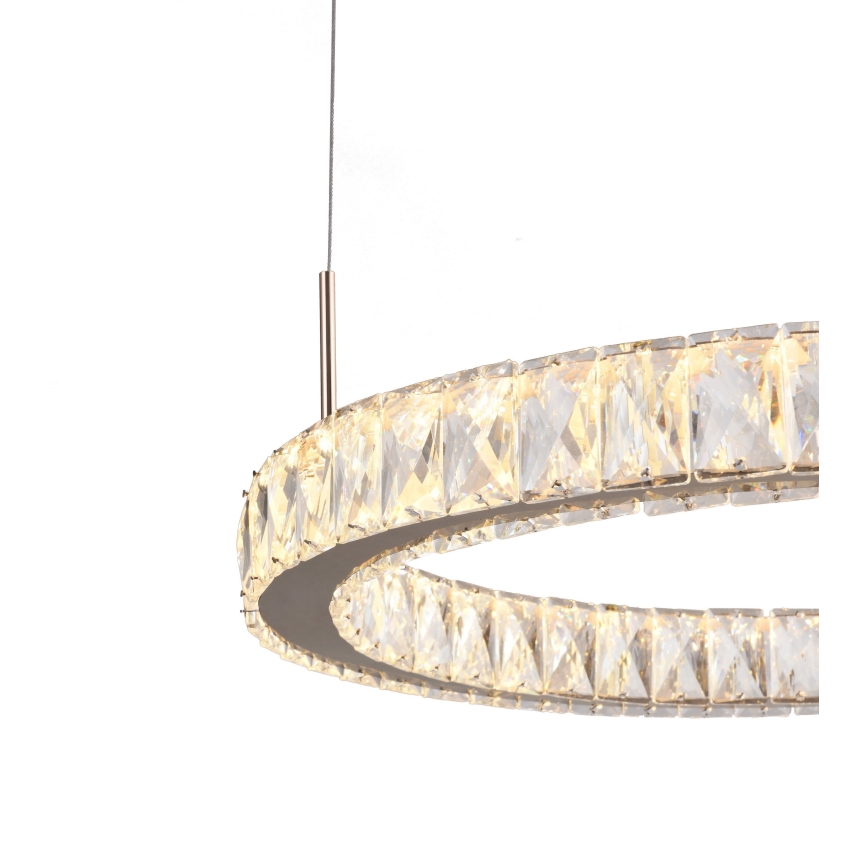 Zuma Line - LED Lustr na lanku LED/36W/230V rose gold