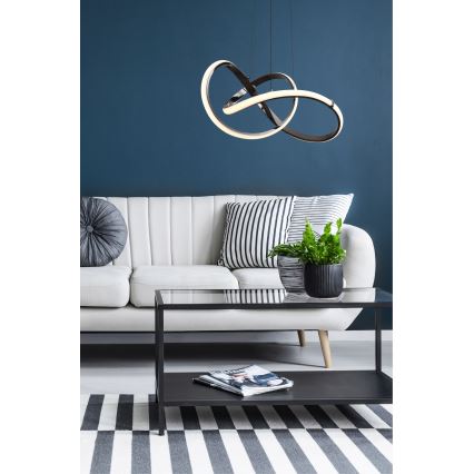 Zuma Line - LED Stmívatelný lustr na lanku LED/44W/230V černá