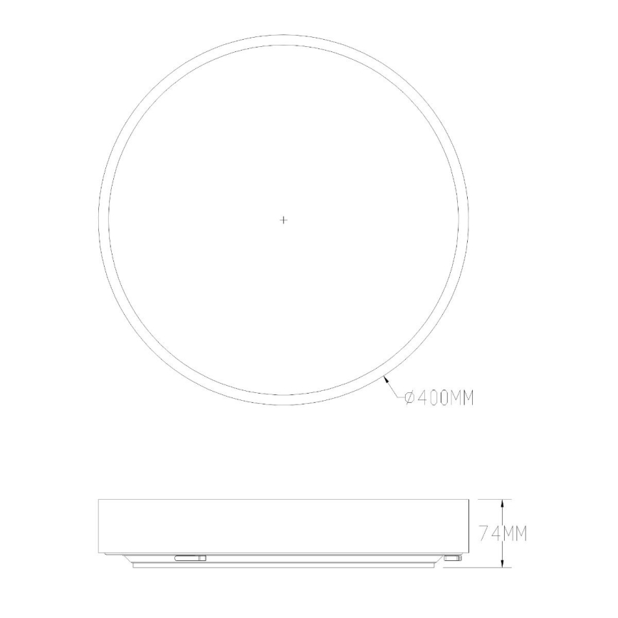 Zuma Line - LED Stmívatelné koupelnové stropní svítidlo LED/36W/230V 3000-6000K pr. 40 cm IP44 zlatá + dálkové ovládání