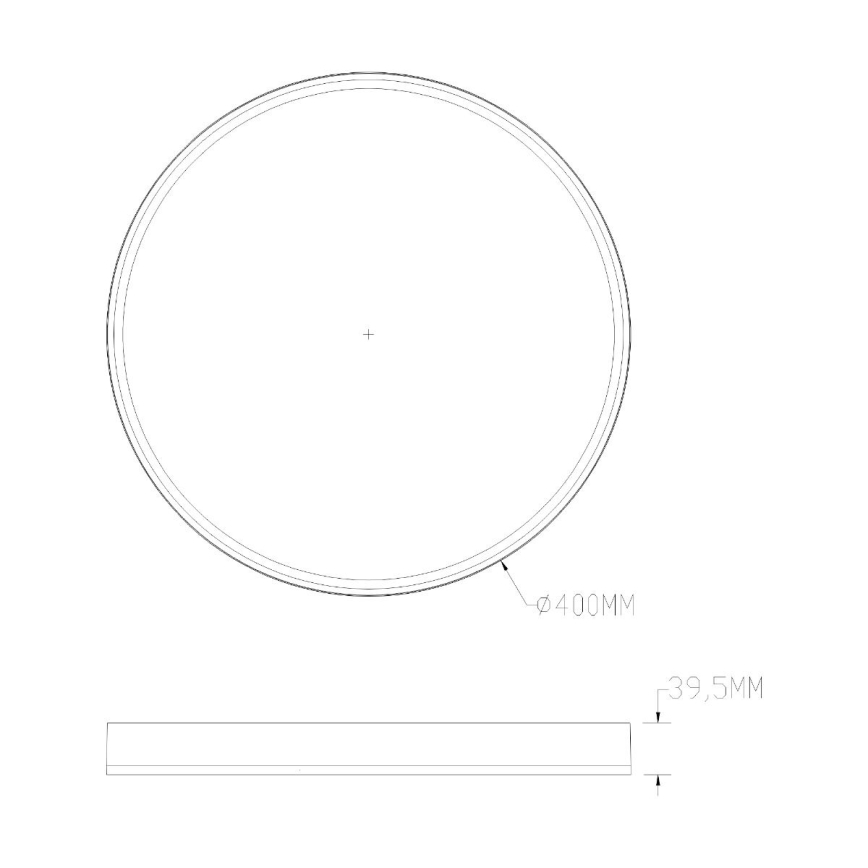 Zuma Line - LED RGBW Stmívatelné koupelnové stropní svítidlo LED/32W/230V + LED/8W 3000-6000K IP44 černá/zlatá + dálkové ovládání