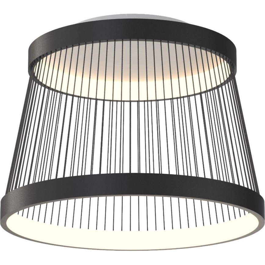 Zuma Line - LED Stmívatelné stropní svítidlo LED/32W/230V 2700-6000K černá + dálkové ovládání