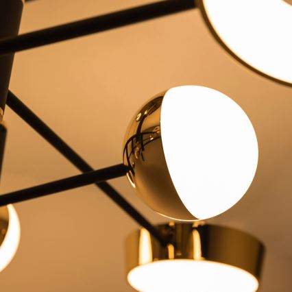 Zuma Line - LED Stmívatelný přisazený lustr LED/60W/230V zlatá/černá