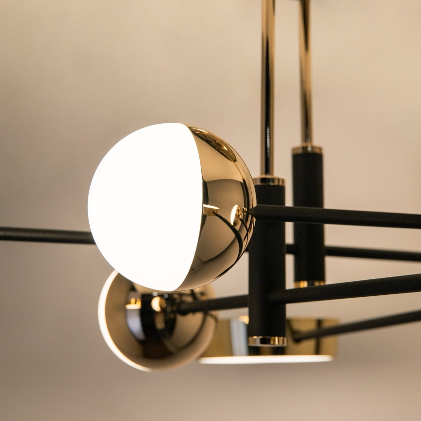 Zuma Line - LED Stmívatelný přisazený lustr LED/60W/230V zlatá/černá