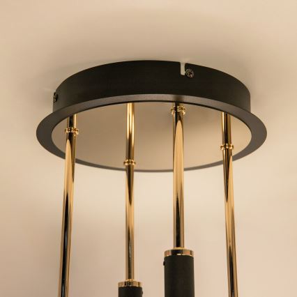 Zuma Line - LED Stmívatelný přisazený lustr LED/60W/230V zlatá/černá