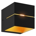 Zuma Line - Nástěnné svítidlo 1xG9/40W/230V černá/zlatá