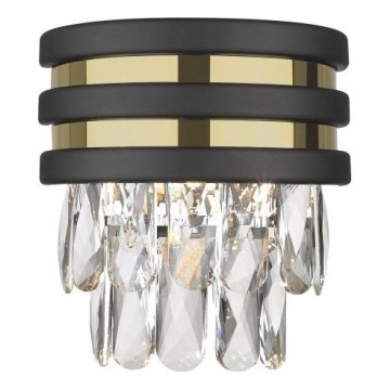 Zuma Line - Nástěnné svítidlo 1xG9/42W/230V černá/zlatá