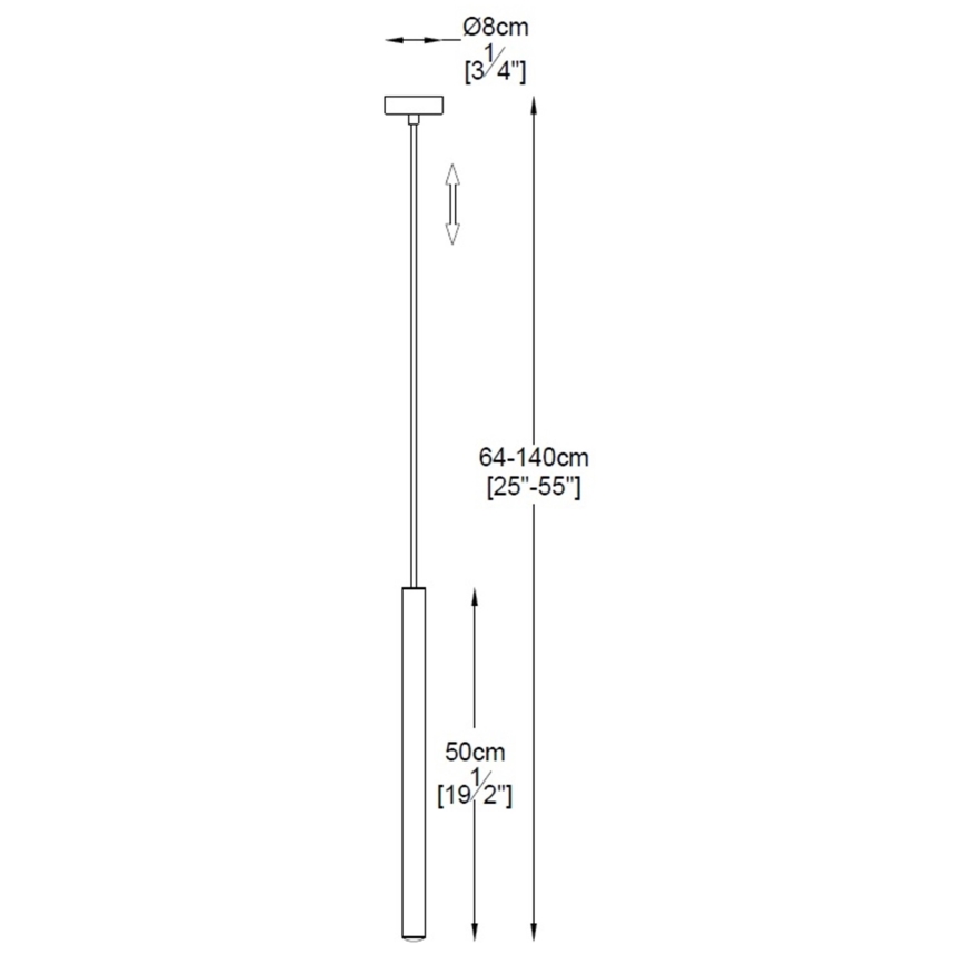 Zuma Line - LED Lustr na lanku LED/5W/230V