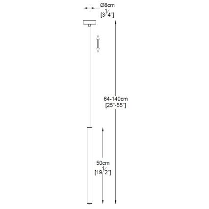 Zuma Line - LED Lustr na lanku LED/5W/230V