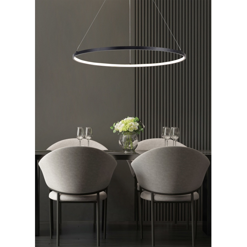 Zuma Line - LED Lustr na lanku LED/32W/230V 3000/4000/6000K pr. 60 cm černá