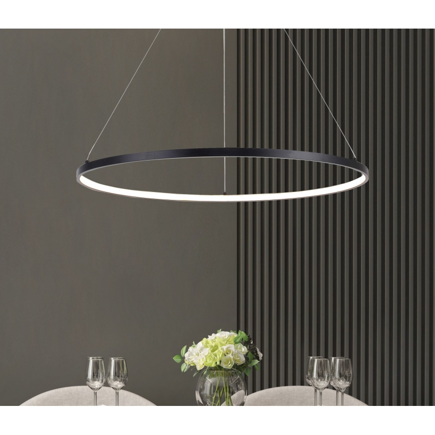 Zuma Line - LED Lustr na lanku LED/32W/230V 3000/4000/6000K pr. 60 cm černá