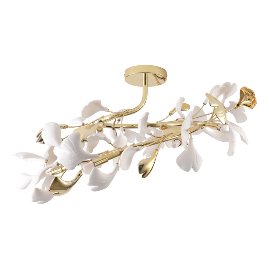 Zuma Line - Přisazený lustr 6xG9/42W/230V pr. 70 cm zlatá