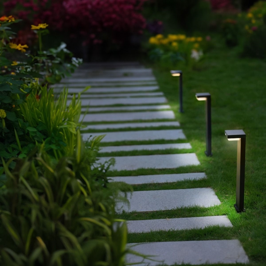 Zuma Line - LED Solární lampa se senzorem pohybu a soumraku LED/4,5W/2000 mAh IP44 černá
