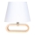 Zuma Line - Stolní lampa 1xE14/40W/230V bambus/bílá