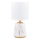 Zuma Line - Stolní lampa 1xE14/40W/230V bílá/zlatá/dekor mramoru