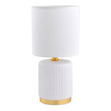 Zuma Line - Stolní lampa 1xE14/40W/230V bílá/zlatá