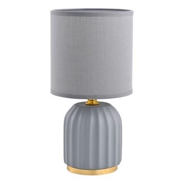 Zuma Line - Stolní lampa 1xE14/40W/230V šedá/zlatá