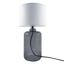 Zuma Line - Stolní lampa 1xE27/40W/230V bílá/černá
