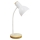 Zuma Line - Stolní lampa 1xE27/40W/230V bílá/dub