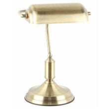 Zuma Line - Stolní lampa 1xE27/40W/230V zlatá