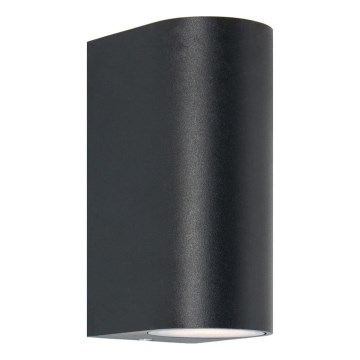 Zuma Line - Venkovní nástěnné svítidlo 2xGU10/35W/230V IP44 černá