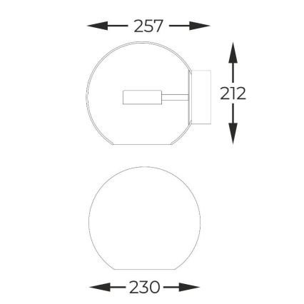 Zuma Line - LED Nástěnné svítidlo LED/5W/230V lesklý chrom