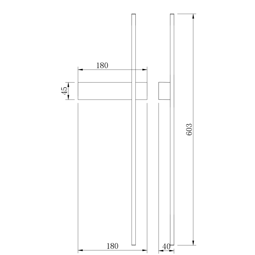 Zuma Line - LED Nástěnné svítidlo LED/8W/230V 3000/4000/6000K 60 cm zlatá