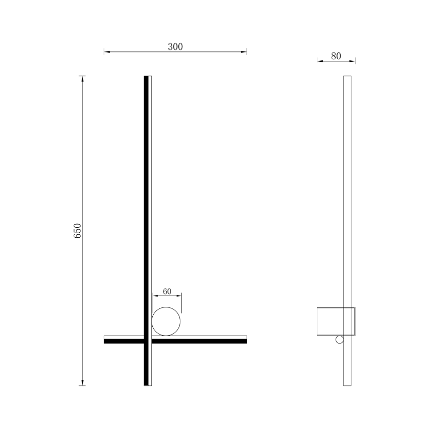Zuma Line - LED Nástěnné svítidlo LED/14W/230V zlatá