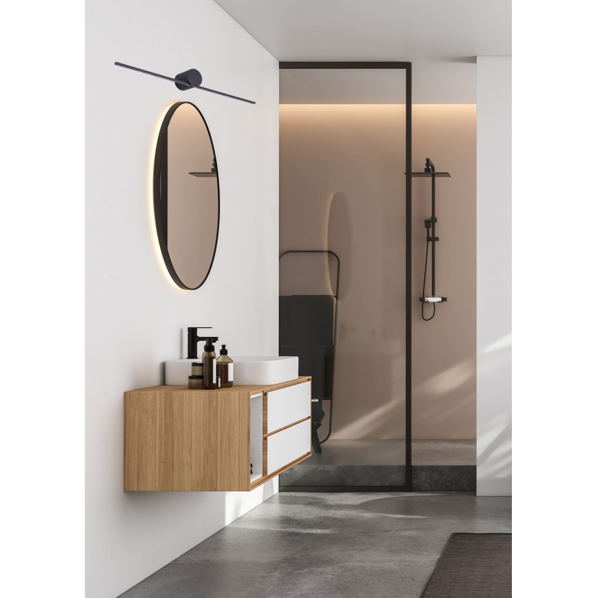 Zuma Line - LED Koupelnové osvětlení zrcadla LED/6W/230V 40 cm IP44 černá