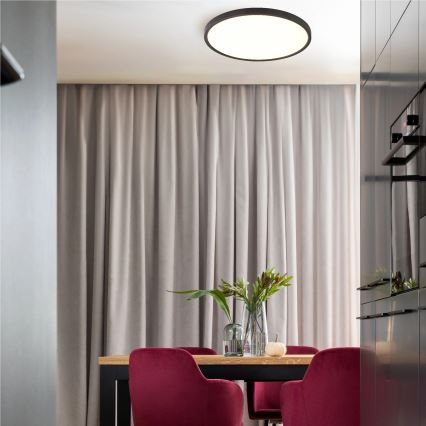 Zuma Line - LED Stropní svítidlo CAMI LED/42W/230V 3000/4000/6000K pr. 50 cm černá
